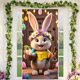 thumbnail image 5 of Easter Door Cover Length 180Cm Width 90Cm Easter Festival Porch Caricature Bunny Decoration Hanging Flag Easter Party Banners Decoration, 5 of 6
