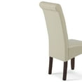 thumbnail image 5 of Simpli Home Cosmopolitan Parson Chair (Set of 2) in Satin Cream, 5 of 12