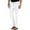 White, variant on EchfiProm Men Pant Flat-Front Navy Dress Pants Business Casual Long Summer Pants XXXL