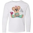 thumbnail image 3 of Inktastic CNA an Angel in Scrubs Teddy Bear Long Sleeve Youth T-Shirt, 3 of 5