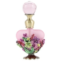 Retro Empty Perfume Bottle for Storage Use 5ml Glass Pink Elegant Design