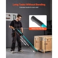 thumbnail image 5 of VEVOR Prylever Bar, 8818 lbs Weight Capacity, 56.5 Inch Carbon Steel Handle Lever Dolly, Pry Lever Bar with Wheels for Large Pallets, Heavy Items, Concrete Blocks, Heavy Duty Equipment Handling, 5 of 9