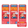 Boudreaux's Butt Paste Max Strength, Baby Diaper Rash Cream, Ointment, 2 oz Tube, 3 Pack