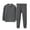 Grey, variant on Children’s Thermal Underwear Set Winter Warm Base Layer Long Johns for Kids, Thickened Cold Weather Thermal Underwear Set