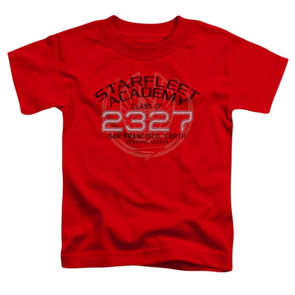 Star Trek Picard Graduation Toddler T-Shirt Red