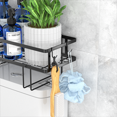 thumbnail image 4 of CMGB Toilet Shelf, 1 Layer Bathroom Organizer, Black Metal Storage, 4 of 10