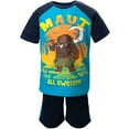 thumbnail image 2 of Disney Moana Maui Toddler Boys T-Shirt and Mesh Shorts Outfit Set Infant to Big Kid, 2 of 5