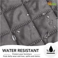 thumbnail image 4 of Housse Réversible 2024 Résistante à l'Eau pour Fauteuil Inclinable avec Sangles Élastiques Gris/gris Pâle, 4 of 7