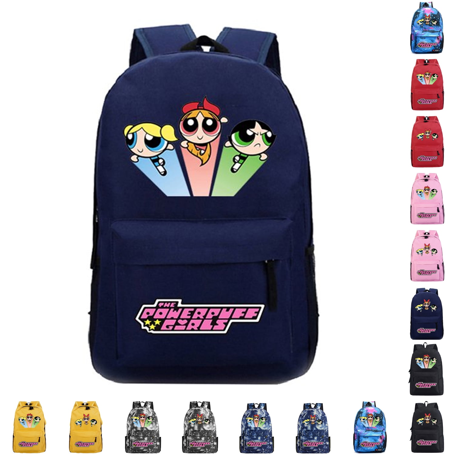Cartoon Kindergarten Backpacks Anime The Powerpuff Girls Backpack