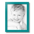 thumbnail image 2 of ArtToFrames 10" x 13" Aqua Picture Frame, 10x13 inch Green Wood Poster Frame (WOM-4428), 1 Pack, 2 of 8