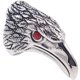 thumbnail image 1 of Anillo de dedo para hombres anillo de la cabeza del águila decoración del anillo retro anillo personalizado, 1 of 6