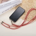 thumbnail image 5 of Unique Bargains Lanière de Téléphone Bandoulière Réglable avec Patch Transparent pour Téléphone Intelligent Rose Rouge Gris 1 Pcs, 5 of 5