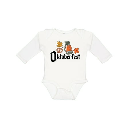 

Inktastic Oktoberfest Leaves Gift Baby Boy or Baby Girl Long Sleeve Bodysuit