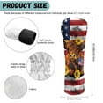 thumbnail image 6 of Yuyamidu Highland Cow Golf Head Covers, American Flag Golf Club Head Covers Waterproof Leather Club Protection, Designed to Fit Driver Fairway Wood Hybrid, 6 of 8