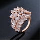 thumbnail image 1 of Anillos para mujer, regalos para mujer, anillo de ángel con circonitas, joyería clásica de moda, regalos para amantes., 1 of 2