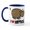 White/Navy Inside, variant on CafePress - I Love Hippo Mug - 11 oz Ceramic Mug - Novelty Coffee Tea Cup