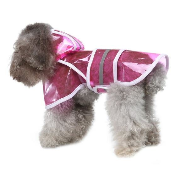 Tainini Pet Dog Raincoat ,Pet Waterproof Clothes Hooded Rain Jacket Rainwear for Cat,Dog-XXL