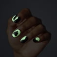 thumbnail image 2 of KISS Voguish Fantasy Glow in the Dark & Color Change Effect, Press On Nails, Magicians, Black, Short Oval, 28 Count, 2 of 8