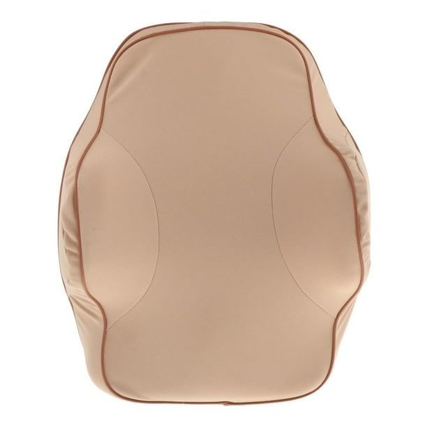 Cojín Almohada de Respaldo, Cojín de Espuma Viscoelástica - Beige Sunnimix Cojín de la cintura del coche Cojín trasero