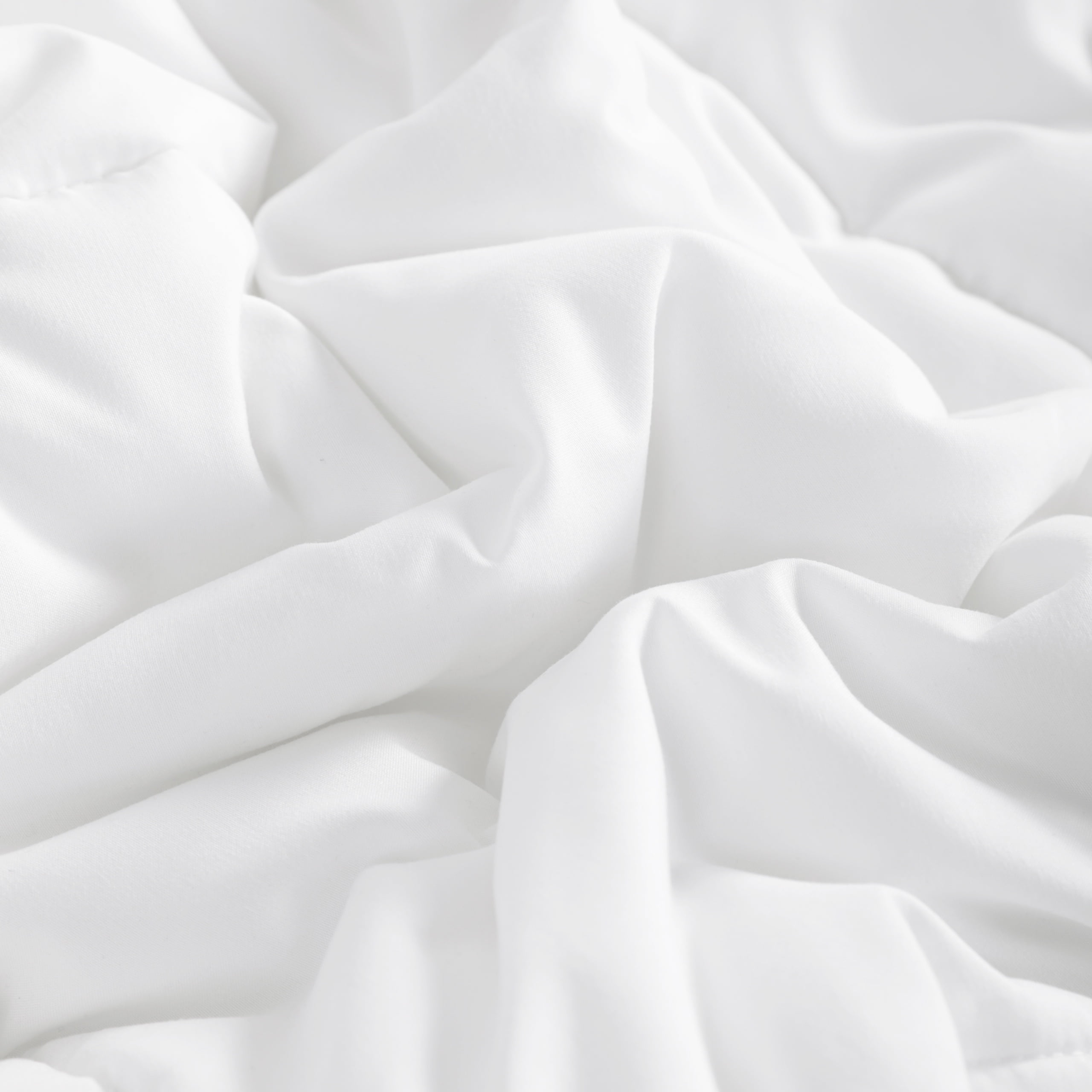 Ntbay Twin Size Down Alternative Comforter Duvet Insert, All Season Reversible Quilted Bedding with Corner Tabs, Breathable, 68x90 inches, White