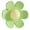 Green, variant on HomelyJoy Green Silicone Overflow Drain Cover, Flower Shape Basin Trim Hole Insert Plug, Decorative Leakproof Sealing Ring Replacement for Bathroom Washroom Sink