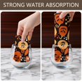 thumbnail image 4 of 2 Pcs Funny Kitchen Towels,Halloween Pumpkins Bats and Spider Webs Microfiber Dish Towels,Kitchen Tea Towels,Kitchen Towel Set (18" X 26"), 4 of 7