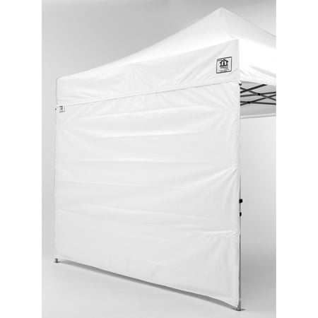 Impact Canopy 10x10 Pop Up Canopy Tent Outdoor Gazebo Shelter, Recreational Powder Coated Steel Frame, Includes 2 Sidewalls and 2 Zipper Sidewalls, Roller Bag, White