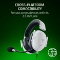 thumbnail image 6 of Razer BlackShark V2 X (Xbox Licensed) - Wired Esports Headset - White, 6 of 8