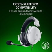 Razer BlackShark V2 X (Xbox Licensed) - Wired Esports Headset - White