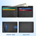 thumbnail image 3 of Slim Rfid Leather Wallet for Men - Stocking Stuffers for Teen Boys Men Christmas Birthday Gifts for Him Boyfriend Husband Teens Minimalist Travel Wallet Gifts Ideas Anniversary Valentines Fathers Day, 3 of 5