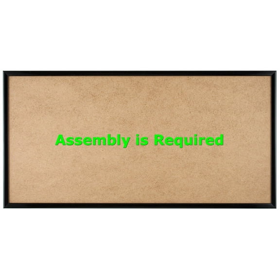 Quadro Frames 9x18 inch Picture Frame, Black, Style P375-3/8 inch Wide Molding