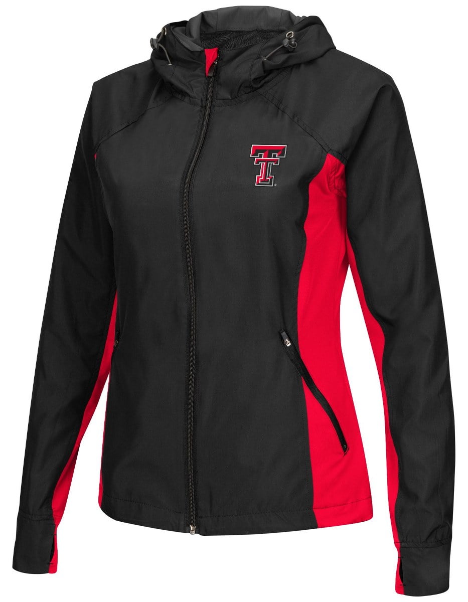 Texas Tech Red Raiders NCAA Women's "Step Out" Full Zip Windbreaker Jacket by Colosseum