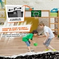 thumbnail image 6 of AND1 Over the Door Mini Basketball Hoop Set, 18"x12" Shatterproof Backboard, 2 Mini Balls & Hand Pump, No Tools Indoor Use, 6 of 7
