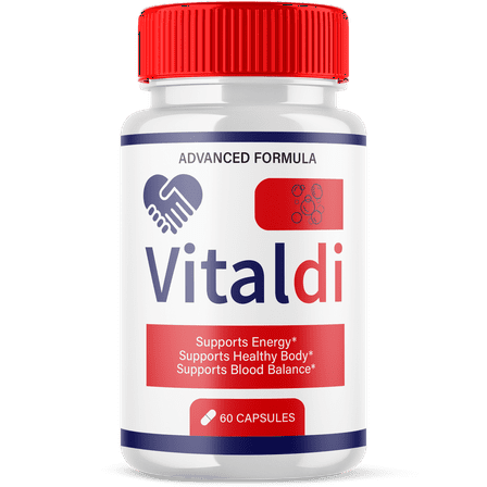 Vitaldi Blood Support Pills Advanced Formula Vitamin Supplement 60 Capsules