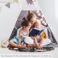 thumbnail image 4 of Coffee Cups and Words Round Soft Area Rugs 2.6ft Anti-Slip Cute Circle Carpet for Teen Girls Room, Circular Rug for Nursery Room, Dorm, Cute Room Decor for Baby, 4 of 7