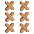 thumbnail image 1 of 6 piezas Bloques de forma cruzada Herramienta de desarrollo cognitivo de habilidades Motores Juego de entrenamiento lógico para niños de kindergarten, 1 of 9