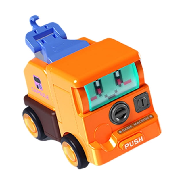 Robot de juguete transformable, vehículo de construcción, juguete para fiestas, para mayores de 3 años. Naranja