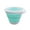 White/Lake Green, variant on SAMMART 10L (2.64Gallon) Set of 2 Collapsible Fishing Bucket - Foldable Round Tub - Portable Plastic Water Pail - Space Saving Outdoor Waterpot - Trunk Organizer