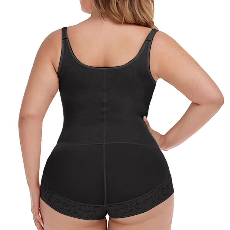 Colombian Plus Size Full Body Shaper With Tummy Control And