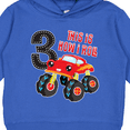 thumbnail image 3 of Inktastic Monster Truck How I Roll 3rd Birthday Toddler Hoodie, 3 of 4