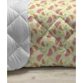 thumbnail image 3 of Abstract Down Alternative Comforter, Creative Contemporary Art Illustration with Geometrical Motif in Warm Colors Image, Microfiber Quilt for All Season, 5 Sizes, Multicolor, by Ambesonne, 3 of 3