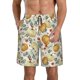 thumbnail image 1 of Fotbe Autumn Pumpkins Leaves Trajes de Baño Estampados para Hombre, Shorts de Verano de Secado Rápido, Ropa de Playa, Bañadores-XX-Large, 1 of 6
