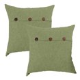 thumbnail image 1 of Funda de almohada para acurrucarse en casa de campo con sofá cama y silla de lino vintage de tres botones, 1 of 5