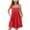 Red, variant on Maean Girls Summer Short Sleeve Dress A Line Basic Solid Color Loose Short Dresses with Pockets