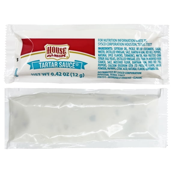 House Recipe Classic Tartar 12 gram Packets | Kosher | 50 Count