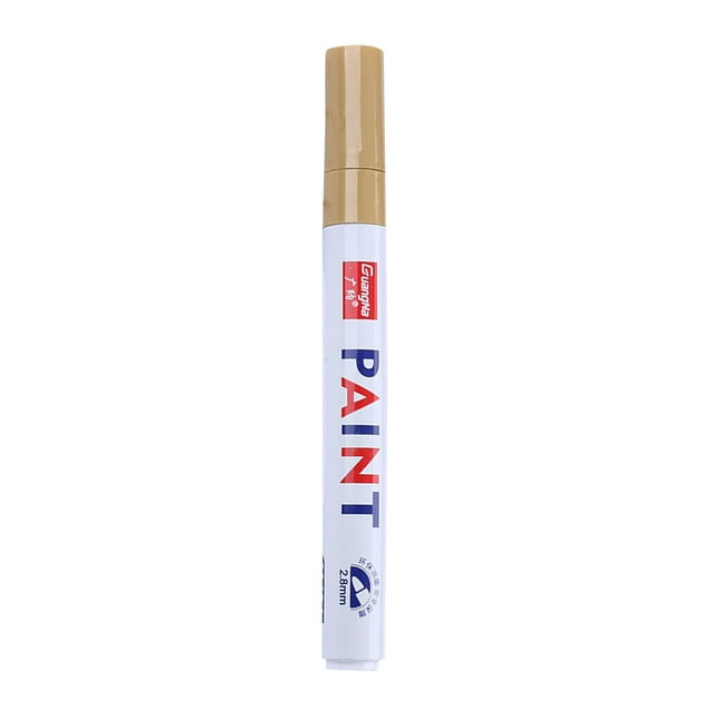 Rbaofujie Paint Pen Marker Color Oily Marker Pen Tire Ceramic Paint Touch-up Pen Pen1ml