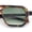 Tortoise - Green, variant on Vintage Vibe Octagonal Geometric Beveled Frame Racer Plastic Sunglasses All Black