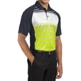 thumbnail image 4 of Mafoose Men's Dry Zone Sublimated Stripe Polo Citron 4X-Large, 4 of 5