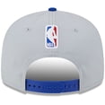 thumbnail image 4 of Men's New Era Gray/Royal Philadelphia 76ers Tip-Off Two-Tone 9FIFTY Snapback Hat, 4 of 6