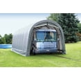 thumbnail image 3 of ShelterLogic RoundTop 14x32x12 ft. Instant Garage Shelter — All-Season Cover for RVs, Trucks & Equipment | Agricultural Model with Protective Frame Boot Covers, 3 of 16